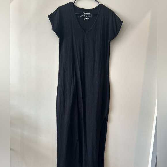 Pact Black Casual Dolman Sleeve Maxi Dress - Picture 2 of 4